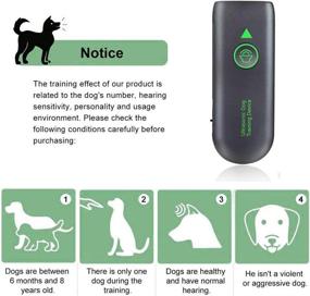 img 1 attached to YC° Ultrasonic Dog Barking Deterrent & Trainer - Anti Barking Device with 16.4 Ft Effective Control Range, Safe for Dogs, Barking Control