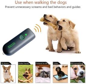 img 3 attached to YC° Ultrasonic Dog Barking Deterrent & Trainer - Anti Barking Device with 16.4 Ft Effective Control Range, Safe for Dogs, Barking Control