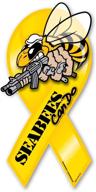 🚚 seabees ribbon magnet for vehicles and refrigerators - 4x7.875" by magnet america логотип