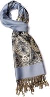 alice blake premium metallic pashmina women's accessories : scarves & wraps логотип