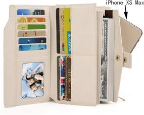 img 3 attached to UTO Blocking Capacity Organizer Veganrse Women's Handbags & Wallets : Wallets