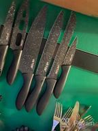 img 1 attached to 16Inch Stainless Steel Magnetic Knife Holder - Strong Powerful Storage Display Organizer For Wall Mounted Kitchen Bar review by Jeremiah Small