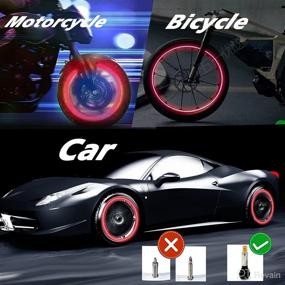 img 3 attached to Noctilucous Illuminated Upgraded Diamond Luminous Tires & Wheels