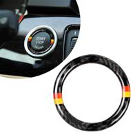 german flag color carbon fiber engine start button cover sticker for bmw e90 e92 e93 3 series ignition key ring логотип