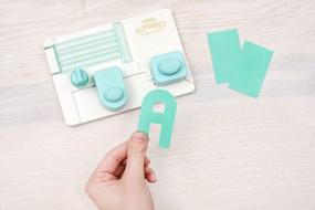 img 1 attached to 🔤 We R Memory Keepers Mini Alphabet Punch Board: Creative Letter Punching Tool for Crafters