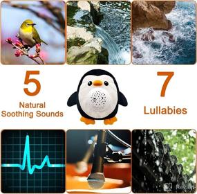 img 3 attached to Portable White Noise Machine: Travel-Sized Sound Soother with 7 Music, 5 Natural Sounds, and 5 Lights – Ideal for Baby Sleep and Relaxation