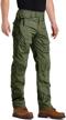 akarmy men's outdoor military tactical pants: rip-stop camouflage cargo work pants with multiple pockets logo