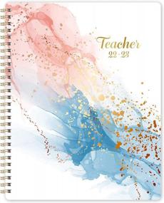 img 4 attached to Academic Planner 2022-2023 - 8" × 10", Twin Wire Binding, 12 Monthly Tabs, Weekly Activity Schedule For Teacher Planning August 2022 To June 2023.