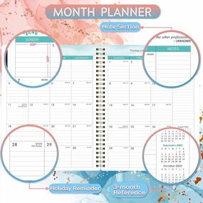 img 2 attached to Academic Planner 2022-2023 - 8" × 10", Twin Wire Binding, 12 Monthly Tabs, Weekly Activity Schedule For Teacher Planning August 2022 To June 2023.