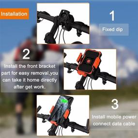 img 2 attached to Rotating Handlebar Motorcycle Bracket Compatible Car Electronics & Accessories