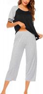 women's pajama sets: swomog two-piece nightwear long sleeve sleepwear lounge wear logo