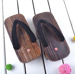 img 3 attached to 👘 Exquisite GK Japanese Traditional Wooden Sandals: Embrace Authentic Japanese Craftsmanship