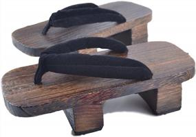 img 4 attached to 👘 Exquisite GK Japanese Traditional Wooden Sandals: Embrace Authentic Japanese Craftsmanship