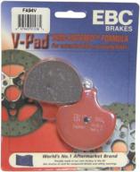 ebc brakes fa94v semi sintered disc brake pad for optimal performance, black, universal fit логотип