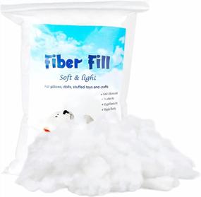 img 4 attached to Premium 250G Polyester Fiberfill For Home Decor And DIY Projects - Recycled And High Resilience Fluffy Stuffing For Pillows, Dolls, And More!