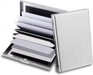 stylish rfid metal credit card holder with gift box - protect your cards in style логотип