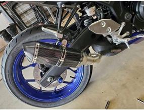 img 1 attached to Enhance Your Yamaha YZF R3 R25 2015-2018 With A High-Performance Slip-On Exhaust System Featuring Muffler