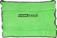 🔧 oemtools 24899 green soft fleece automotive fender cover work mat - padded mechanic accessories for fender protection & work pad логотип