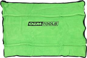 img 4 attached to 🔧 OEMTOOLS 24899 Green Soft Fleece Automotive Fender Cover Work Mat - Padded Mechanic Accessories for Fender Protection & Work Pad