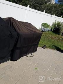 img 5 attached to Weather-Resistant Polyester Grill Cover With Adjustable Drawcord, Mesh Vent, Perfect For Grill And Charcoal Heating - Covermates