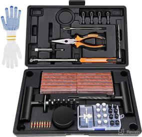 img 4 attached to 🔧 Kohree 99Pcs Tire Repair Kit: Ultimate Solution for Car, Truck, RV, ATV, and Motorcycle Punctures & Flats