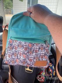 img 7 attached to Стильная холщовая сумка через плечо и кошелек для женщин и девочек - Leaper