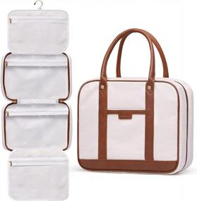 img 4 attached to Organize Your Essentials With Our Hanging Travel Toiletry Bag - Perfect For Women'S Travel Needs!