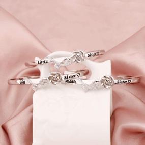 img 1 attached to Cherish Sisterhood With HOLLP Rose Bracelet - Perfect Friendship Gift For Best Friends