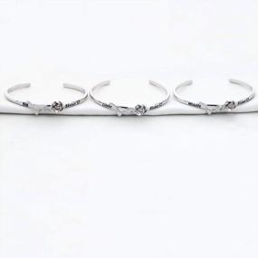 img 2 attached to Cherish Sisterhood With HOLLP Rose Bracelet - Perfect Friendship Gift For Best Friends
