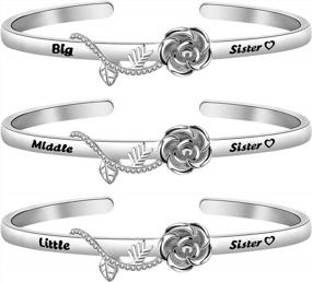 img 4 attached to Cherish Sisterhood With HOLLP Rose Bracelet - Perfect Friendship Gift For Best Friends