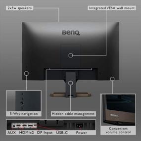 img 2 attached to Experience Stunning Visuals with BenQ EW2780U 27" Monitor featuring High Dynamic Range and IPS Technology with HDMI Connectivity