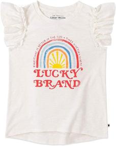 img 1 attached to Lucky Brand Girls Sleeve Fashion Girls' Clothing via Tops, Tees & Blouses