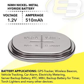 img 2 attached to 🔋 VARTA V500HRT Rechargeable Battery - 1.2V 600mAh NiMH