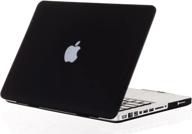 protect your macbook pro 17 inch with kuzy's a1297 aluminum unibody case - soft-touch hard cover in black logo