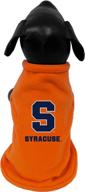 🍊 ncaa syracuse orange polar fleece dog sweatshirt: warm and stylish pet apparel логотип