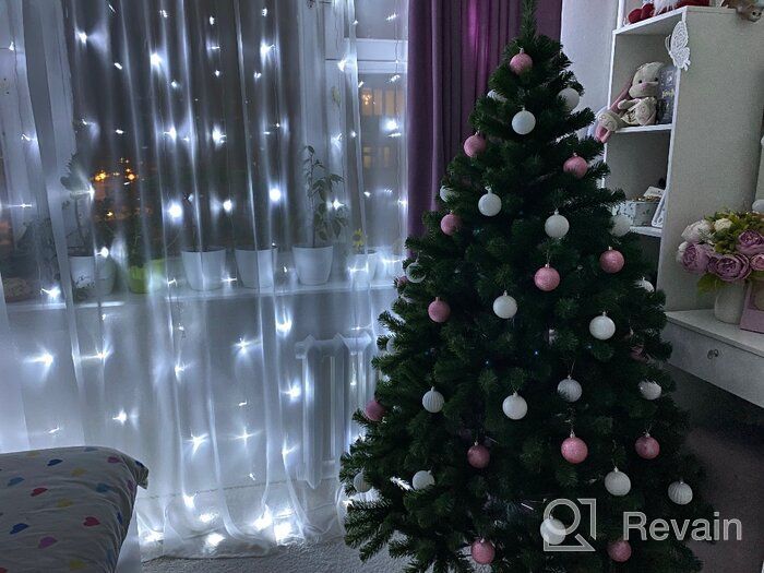 img 1 attached to 🎄 180 cm Festive Artificial Crystal Fir Tree review by Franciszka Mrz ᠌