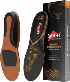 img 4 attached to 2023 Orthotic Insoles With Body Alignment And Shock Absorption For Plantar Fasciitis Relief - Perfect Arch And Balance Support For Standing All Day