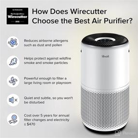 img 3 attached to 🌬️ LEVOIT Air Purifiers for Home Large Room with Smart WiFi, H13 True HEPA Filter, PM2.5 Monitor, and Alexa Control - Removes 99.97% of Particles, Allergens, Smoke, Dust - Auto Mode, White