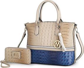 img 4 attached to MKF Crossbody Women Wristlet Wallet Women's Handbags & Wallets via Satchels