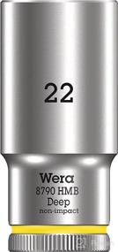 img 4 attached to 🔧 Wera 05004544001 8790 HMB Deep 3/8" Socket, 22 x 64 mm: High Performance Tool for Professional Use