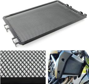 img 4 attached to 🔒 Xitomer Radiator Guard for XSR 700 2013-2020 - Black Radiator Grill Cover & Protector