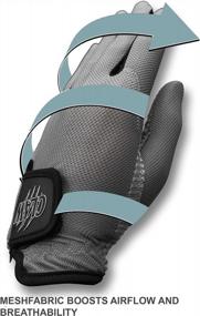 img 3 attached to Women'S Golf Glove By CaddyDaddy - Breathable, Superior Fit, Long Lasting Comfort