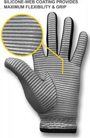 img 2 attached to Женские перчатки для гольфа от CaddyDaddy: воздухопроницаемость, превосходная посадка, длительный комфорт