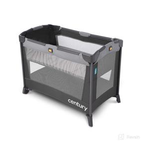img 4 attached to 🚼 Century Travel On 2-in-1 Compact Playard with Bassinet - Ultimate Convenience for Parents on the Go!