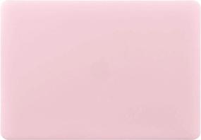img 2 attached to Защитите свой MacBook Pro 16 дюймов с гладким матовым жестким чехлом UESWILL из розового кварца
