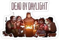 наклейка с надписью dead family daylight логотип