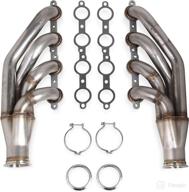 🔥 flowtech ls turbo headers, 11535flt - natural finish logo