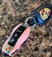 img 1 attached to Black Keyless Remote Key Case For Porsche Cayenne Panamera - Carmonmon Smart Protectors Plastic Cover Side Blades. review by Rafael Calderon