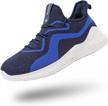 memory foam slip-on gym shoes for men: comfortable athletic sneakers, perfect for walking and training, sizes 7-12 logo
