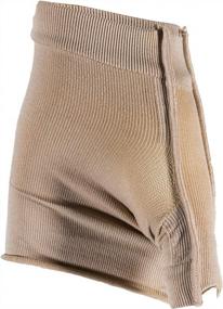 img 1 attached to Truform 15-20 MmHg Lymphedema Compression Gauntlet - Post Mastectomy Support In Beige, Medium